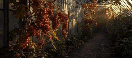 Bountiful Harvest in a Greenhouse photo