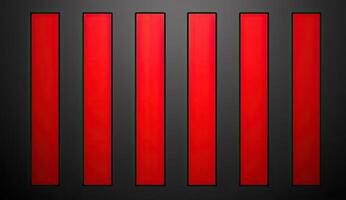 Red rectangles on a dark background photo