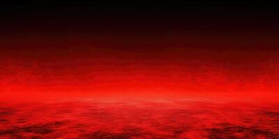 Fiery Red Horizon photo