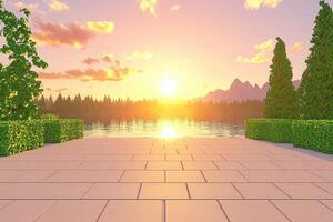 Sunset Lakeside Terrace photo