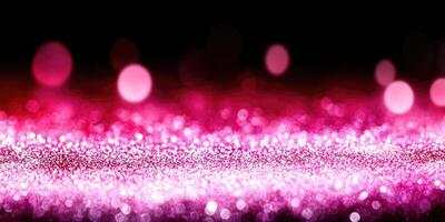 Festive Pink Glitter Background photo
