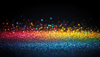 Colorful Glitter Sparkle Background photo