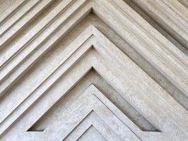 Geometric stone wall pattern photo
