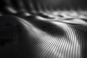 Abstract Metallic Textured Surface with Waves for Design and Background Concepts photo