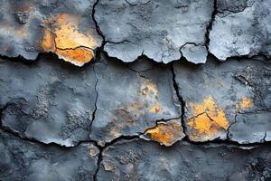 Textured Abstract Background with Cracked Paint Patterns for Design Projects photo