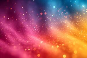 Vibrant Abstract Bokeh Background for Design and Digital Art Projects photo