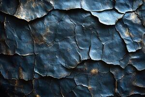 Abstract Earthy Texture with Cracked Dark Surface for Art and Design photo