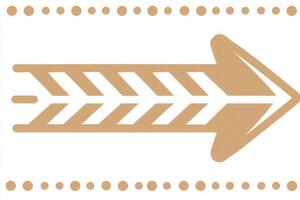 Unique arrow graphic designed with elegant lines and soft hues. The artwork showcases a contemporary style, perfect for adding a touch of creativity to various projects or decor. photo