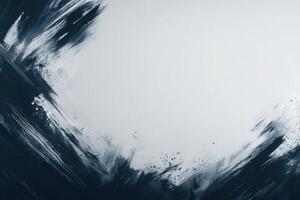 Swirling blue and white colors create an energetic and dynamic abstract artwork. The brush strokes convey movement, inviting viewers to explore the interplay between the hues and textures. photo