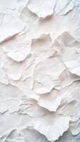 Abstract White Paper Texture Design photo