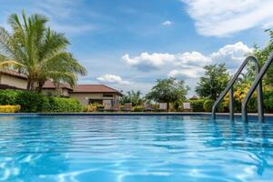 Tropical Resort Pool with Stunning Views photo