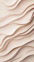 Stunning Abstract Beige Curves Background Design for Modern Art Prints photo