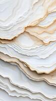 Layered Abstract Landscape in Soft Beige and White Tones photo