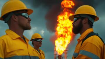 Dedicated Workers Observe a Major Flare Up in the Oil and Gas Industry photo