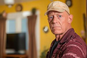 Portrait of a Serious Older Man photo