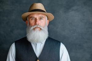 Distinguished Senior Man in Timeless Style 3 photo