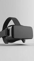 Exploring the Immersive World A Sleek Virtual Reality Headset Design. This image showcases a cutting edge VR headset, a symbol of photo