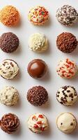 An Enchanting Array of Exquisite Cupcakes A Symphony of Flavors and Textures. Each cupcake is a miniature masterpiece, adorned wit photo