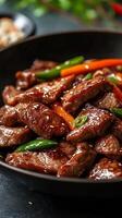 Savor the Exquisite Flavors of this Asian Beef Stir fry A Culinary Masterpiece of Tender Beef, Crisp Vegetables, and a Rich, Savor photo