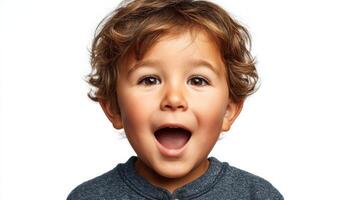 A Captivating Portrait of a Cheerful Toddler A Stunning Photo of a Happy Child with a Playful Expression, Showcasing Their Joy an