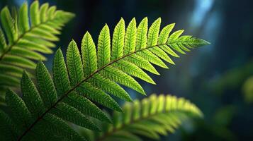 Lush Green Fern Leaves Photography of Vibrant Foliage, Botanical Details, and Natural Textures. Perfect for nature lovers and bot photo