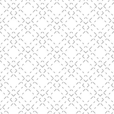 White background with geomatric seamless pattern