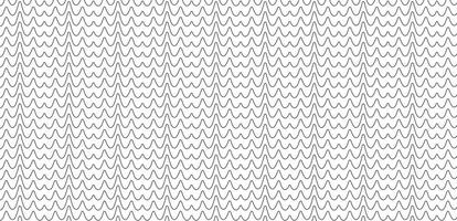 Wavy shapes line art seamless geometric patterns illustration vector
