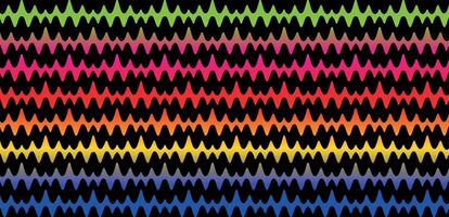 Seamless sound waveform pattern for music players, podcasts, editors, voice messages in social media chats, voice assistant, and dictaphone illustration on a black background vector