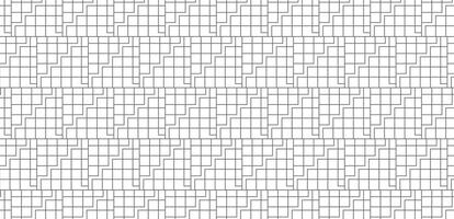 Seamless and minimal geometric black and white line art pattern design vector
