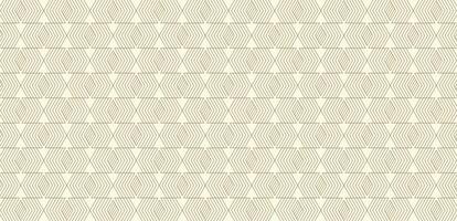 Line art seamless and minimal geometric pattern design in golden lines and shapes vector
