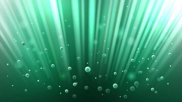Blue Green Explosion with Blurred Effect, Stream Of Particles, Illustration vector