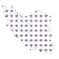 Iran map dotted pattern design purple circle vector
