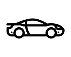 Minimal car logo design for business use vector