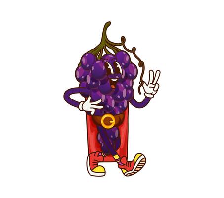 Groovy grape fruit pirate corsair funny character