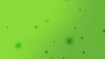 green gradient background with soft floating bokeh particles creating a fresh and dynamic visual Perfect for eco friendly designs spring themes or nature inspired branding projects video