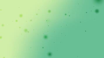 Green dots on a green and yellow gradient background Suitable for abstract backgrounds ecofriendly concepts naturethemed designs and organic product labels video