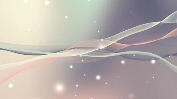 Wavy lines and bright lights on gradient background perfect for modern design projects or abstract background for website social media video