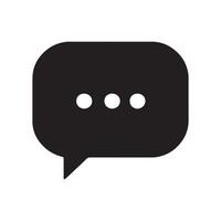 Chat Icon Messaging Communication Design Template vector