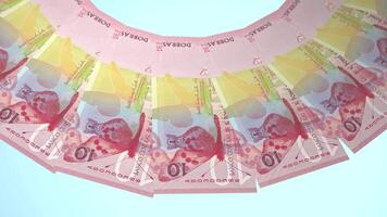 78 Courageous Looping Design Dobra Curency of Sao Tome and Principe video