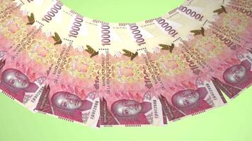 AU Glinting Looping Design Guinean 10000 Franc Curency of Guinea video