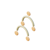 fofa 3d algoritmo ícone ilustração render png