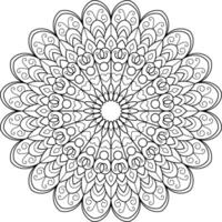 Harmonious Mandala for Creative Projects and Inner Peace vector