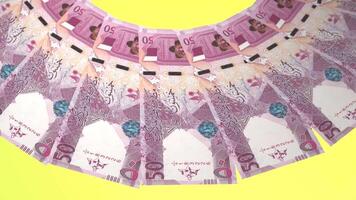 33 Serene Looping Design Rial Curency of Qatar video