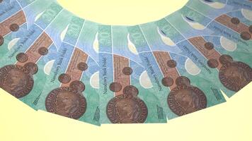25 Dynamic Looping Design Zloty Curency of Poland video