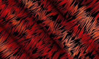 Abstract vintage red stick scratch ripped grunge textures on black background. diagonal straw pattern. vector