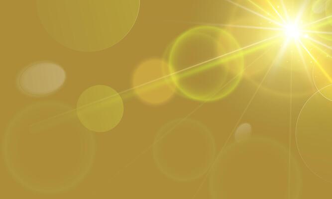 Sunburst soft light soft gold background. shiny golden light. natural banner.