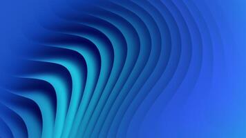 3d animation, abstract blue waves motion background seamless looping. Smooth flowing and dynamic digital waveforms. Ideal for technology-themed backgrounds and presentations. video