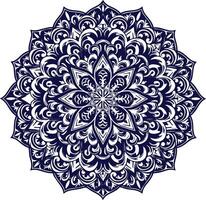 Mandala Pattern with Sophisticated Artistic Detail vector