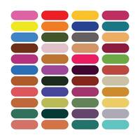 Modern color palette swatch set vector