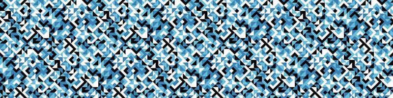 Abstract seamless geometrical mosaic pattern background vector